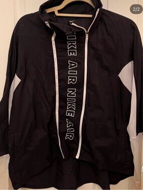 Nike Black and White Nike Air Zip Hoodie